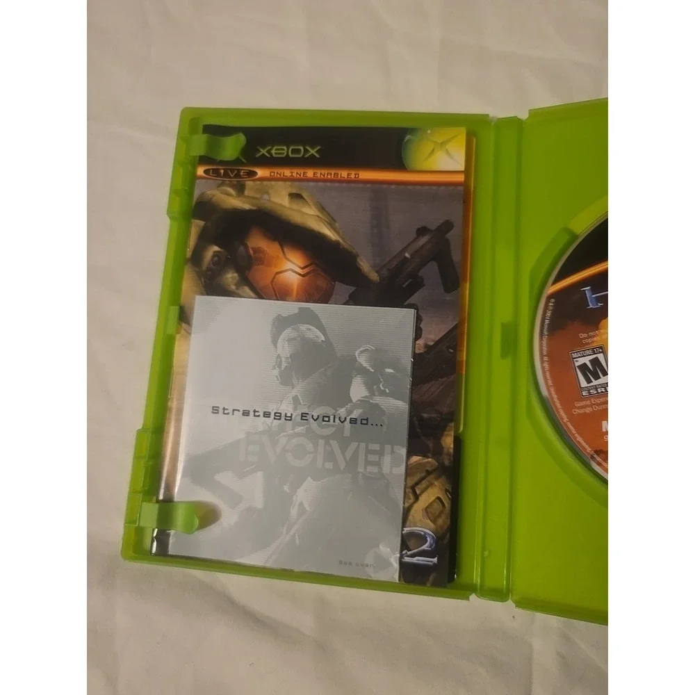 Halo 2 (Xbox, 2004)‎ With Manual And Game